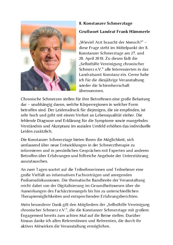 Grußwort Landrat Frank Hämmerle Seite 1