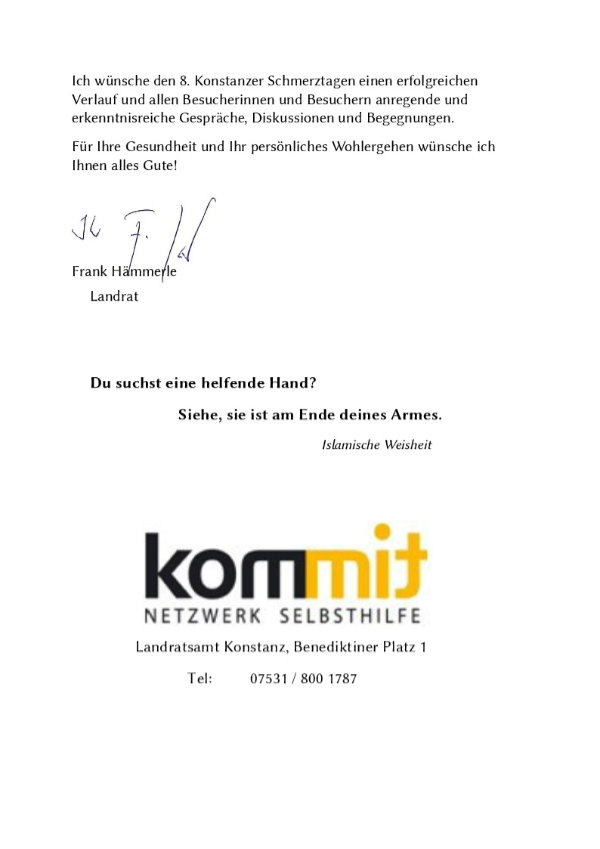 Grußwort Landrat Frank Hämmerle Seite 2.