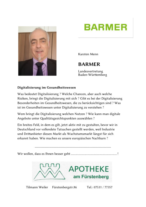 Text von Karsten Menn von der Barmer.