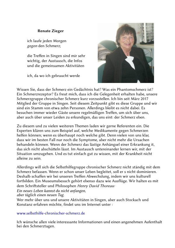 Text von Renate Zieger