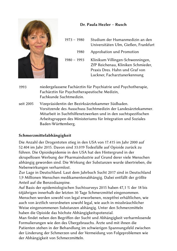 Text von/über Frau Dr. Hezler-Rusch.