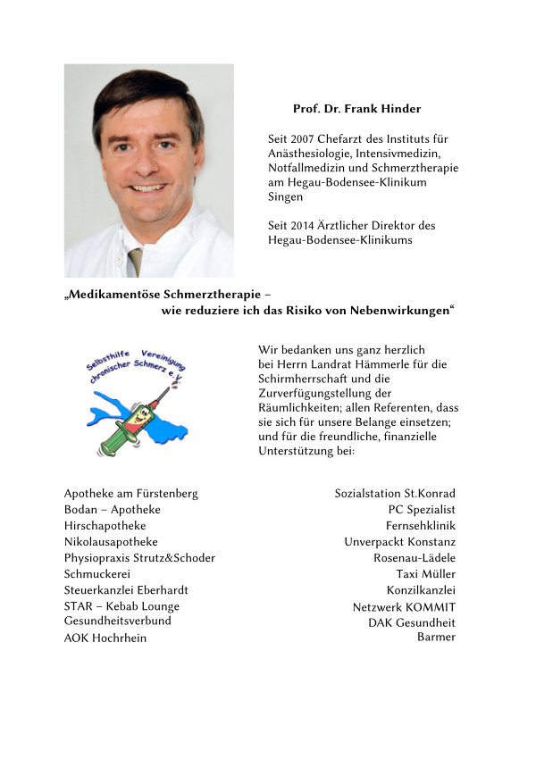 Vorstellung Prof. Dr. Hinder.